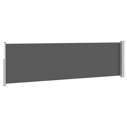 Retractable Side Awning Anthracite 500x160cm | HomeAndLiving