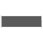 Retractable Side Awning Anthracite 500x160cm | HomeAndLiving
