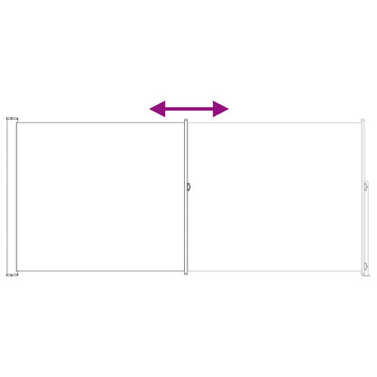 Retractable Side Awning Outdoor Shade Screen | HomeAndLiving