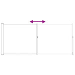Retractable Side Awning 600x220cm Taupe | HomeAndLiving