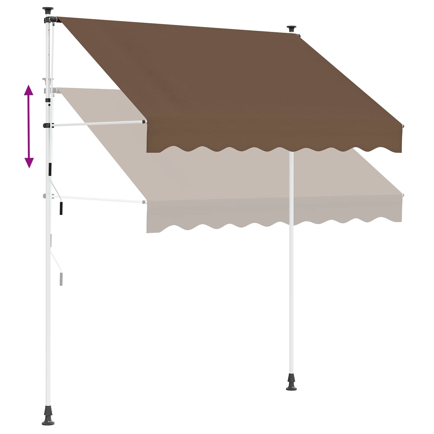Retractable Awning 300cm Taupe Outdoor | HomeAndLiving - 5