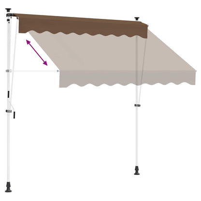 Retractable Awning 300cm Taupe Outdoor | HomeAndLiving - 6