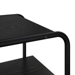 Black Oak Console Table 60cm Engineered Wood | HomeAndLiving