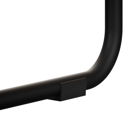 Black Oak Console Table 60cm Engineered Wood | HomeAndLiving - 7