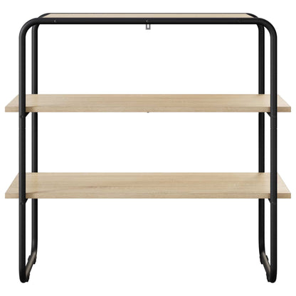 Console Table Sonoma Oak 80cm Engineered Wood | HomeAndLivin - 4