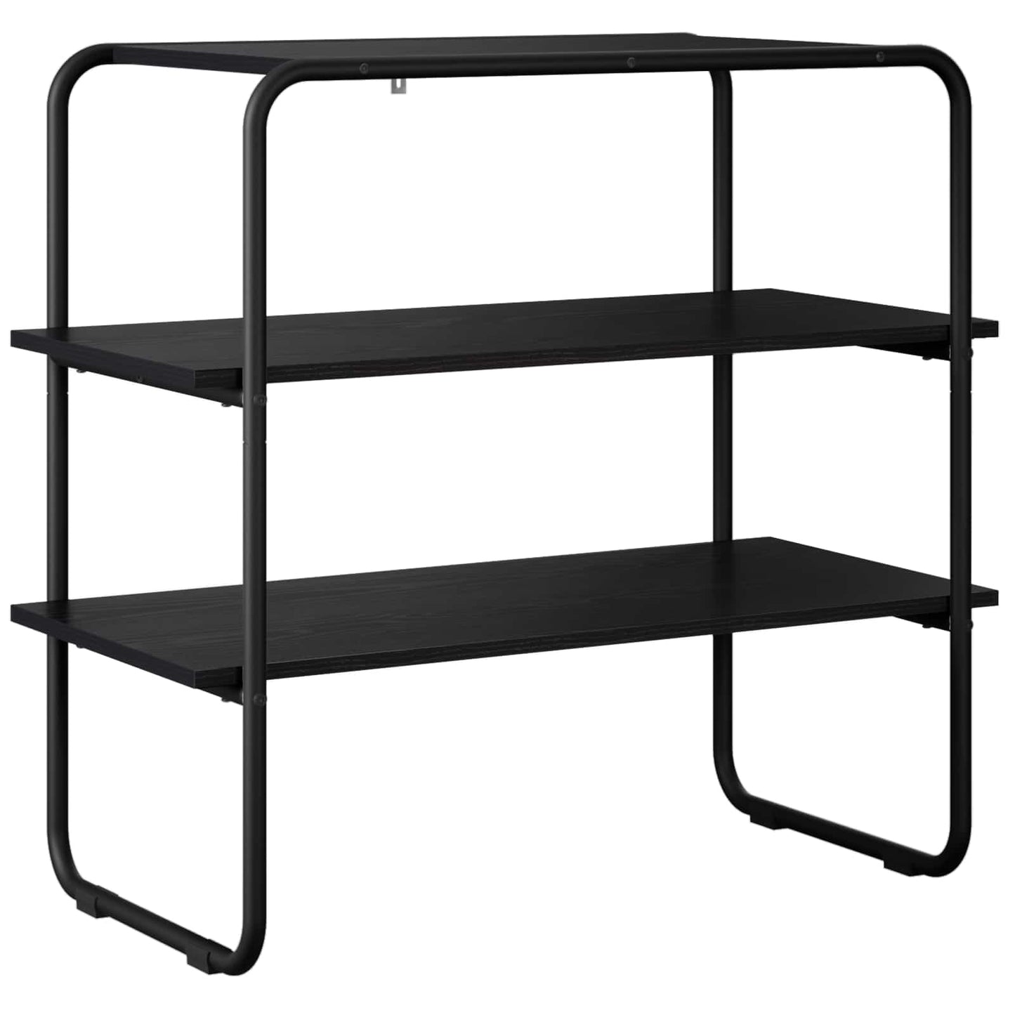 Black Oak Console Table 100cm Shelf | HomeAndLiving - 2