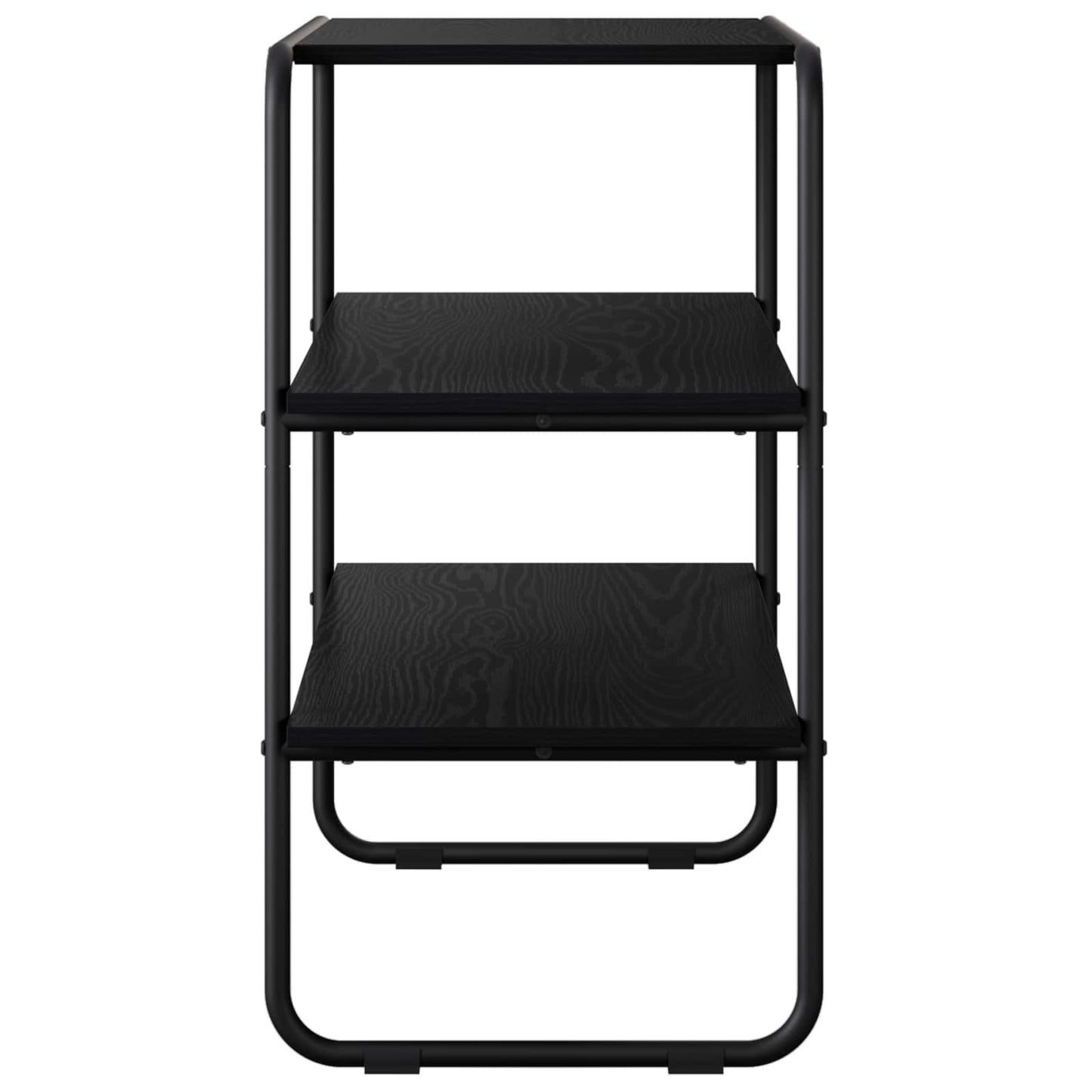 Black Oak Console Table 100cm Shelf | HomeAndLiving - 5