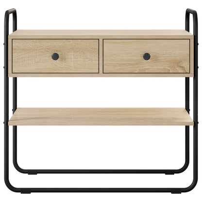 Sonoma Oak Console Table 2 Drawers 100cm | HomeAndLiving - 5