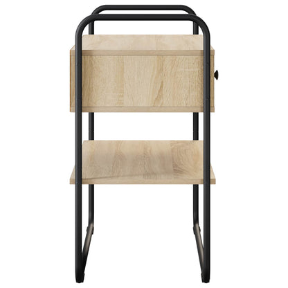 Sonoma Oak Console Table 2 Drawers 100cm | HomeAndLiving - 6