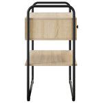 Sonoma Oak Console Table 2 Drawers 100cm | HomeAndLiving