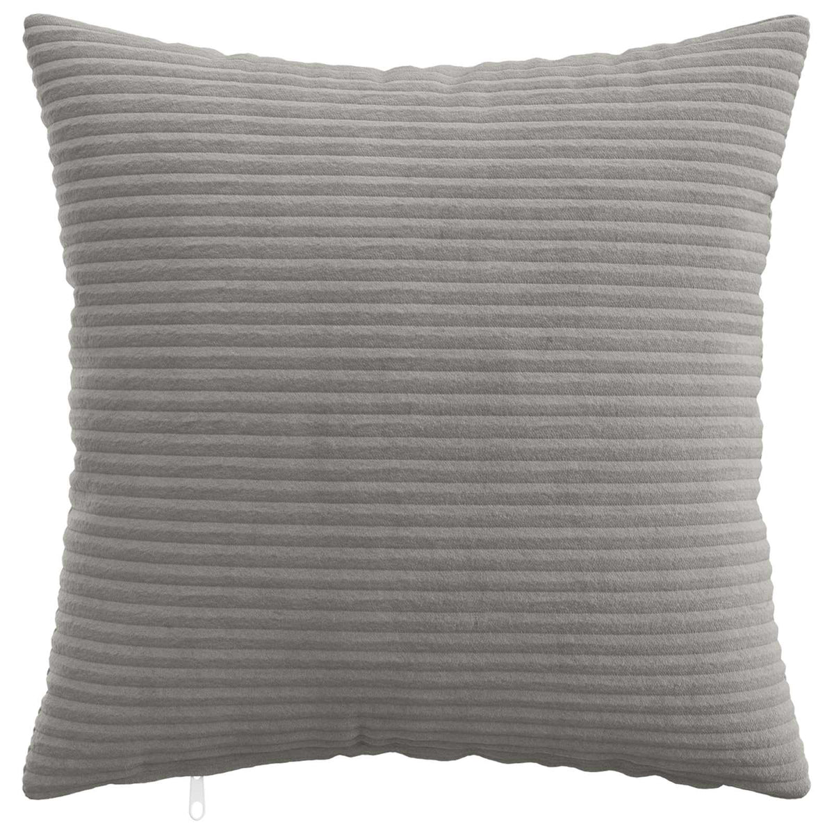 Cushion Covers Light Grey Corduroy 40x40cm