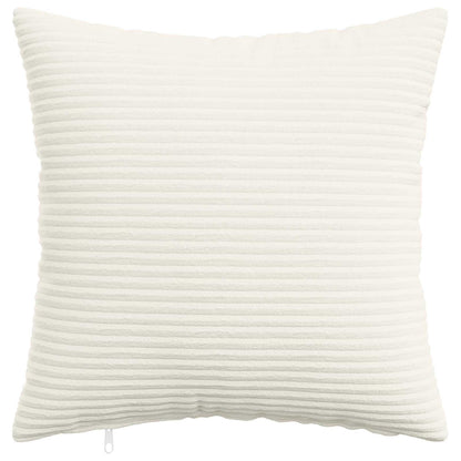Cushion Covers Cream Corduroy 40x40cm
