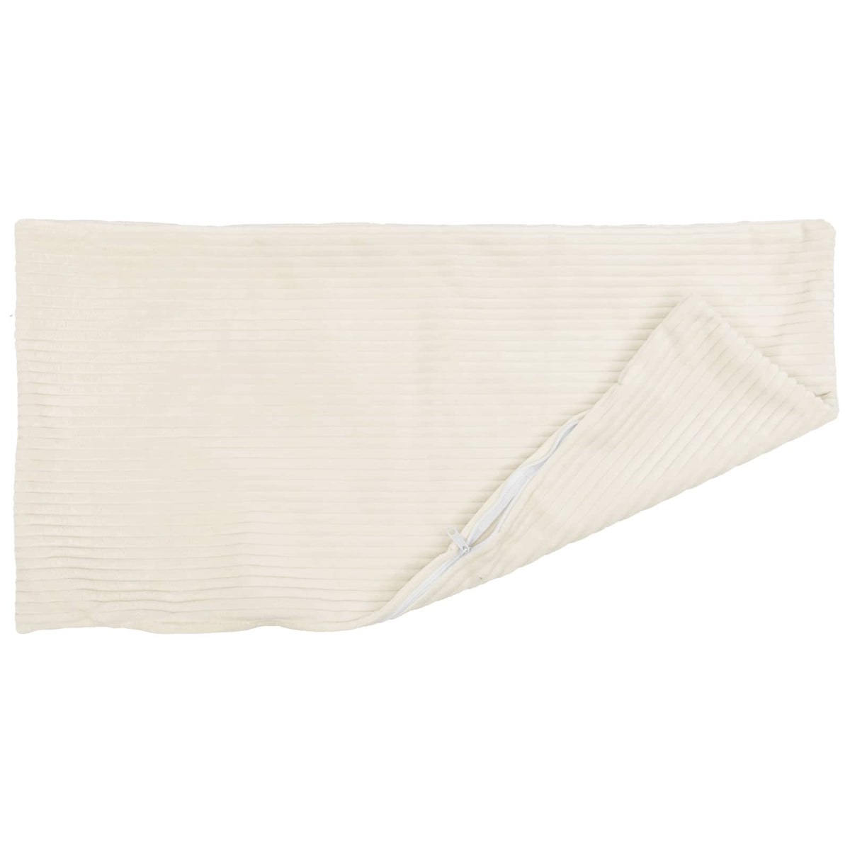 Cushion Covers Cream Corduroy 40x80cm