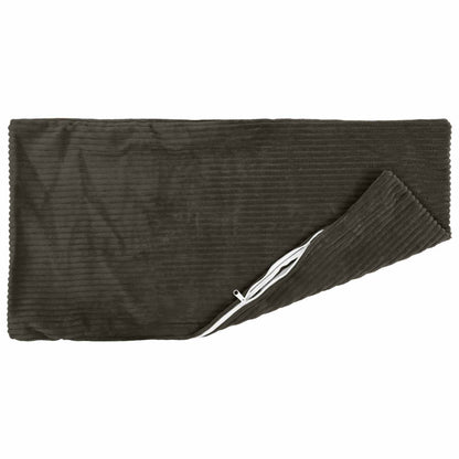 Cushion Covers Anthracite Corduroy 40x80cm