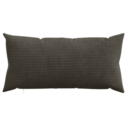 Cushion Covers Anthracite Corduroy 40x80cm