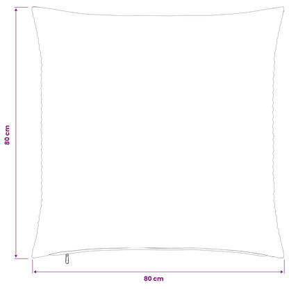 Cushion Covers Dark Grey Corduroy 80x80cm