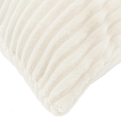 Cushion Covers Cream Corduroy 80x80cm