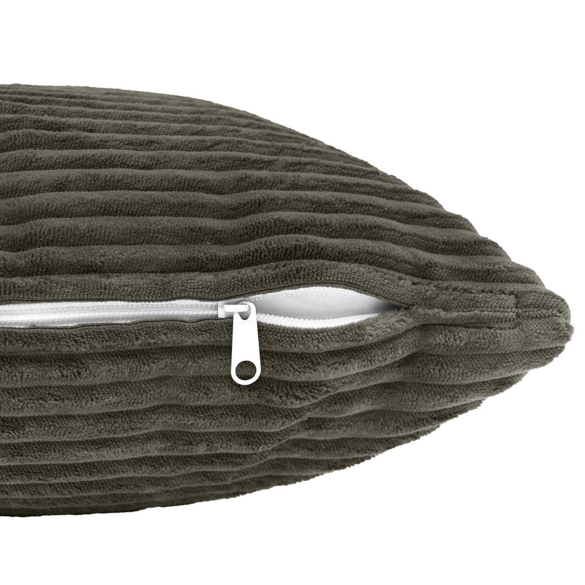 Polyester Corduroy - Anthracite 80x80cm