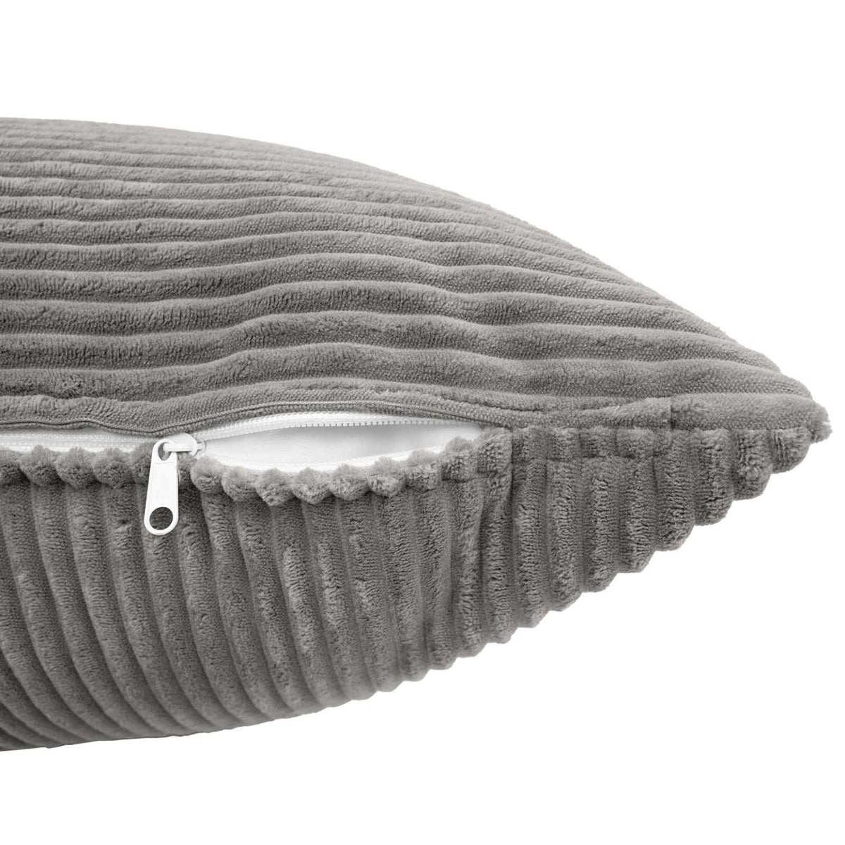 Polyester Corduroy - Grey 30x50cm