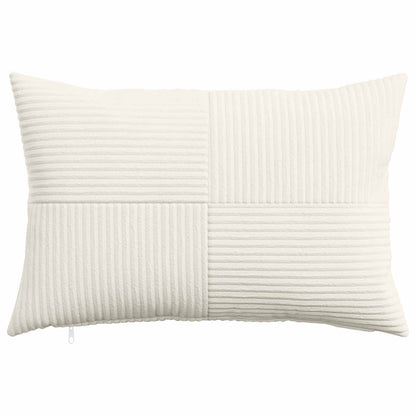 Polyester Corduroy - Cream 30x50cm