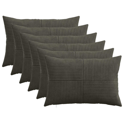 Polyester Corduroy - Anthracite 30x50cm