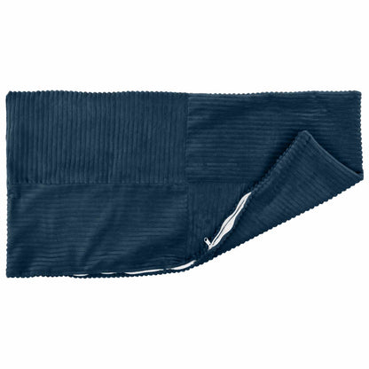 Polyester Corduroy - Navy 30x50cm