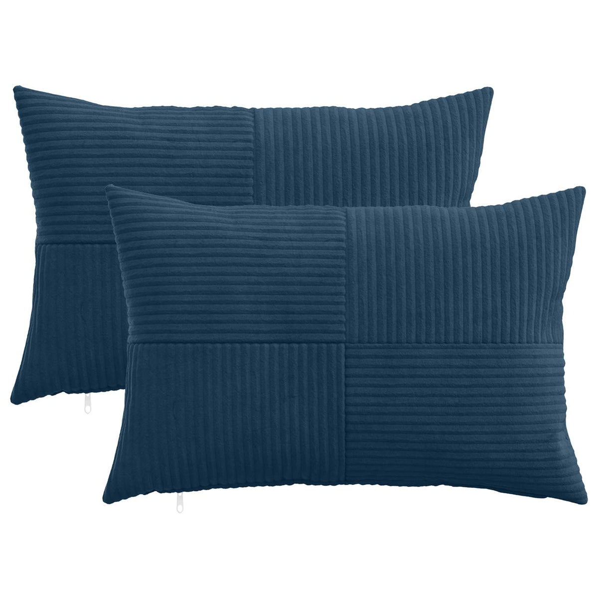 Polyester Corduroy - Navy 30x50cm