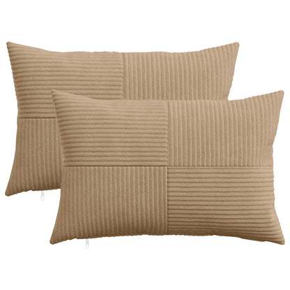 Polyester Corduroy - Brown 30x50cm
