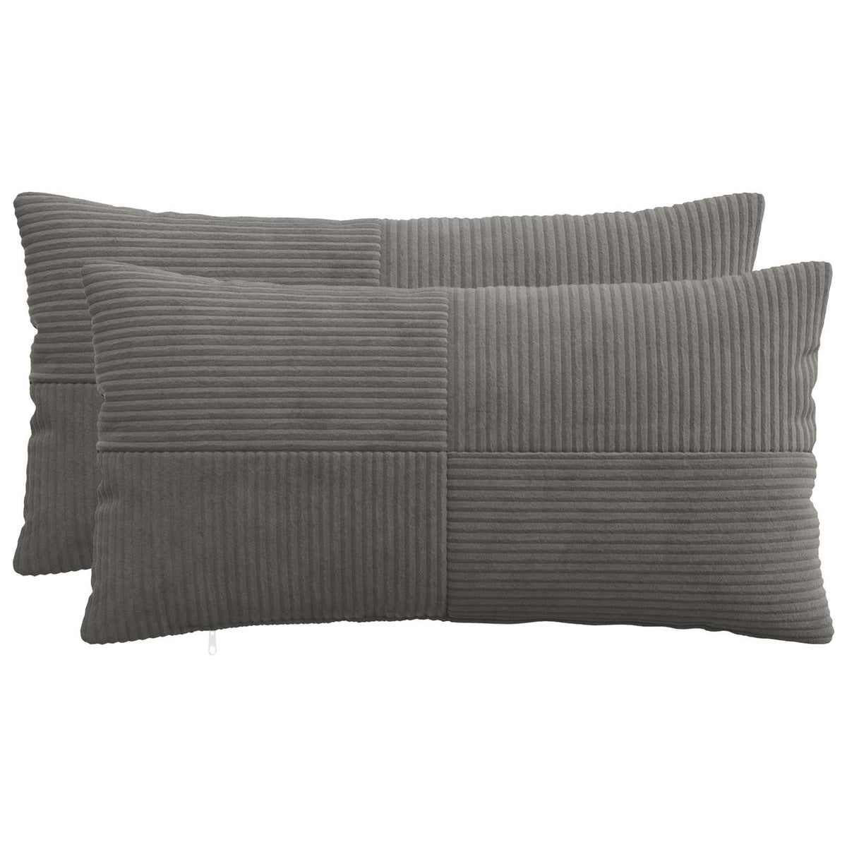 Polyester Corduroy - Grey 40x70cm