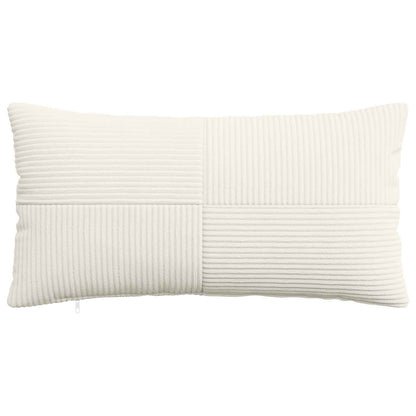 Polyester Corduroy - Cream 40x70cm