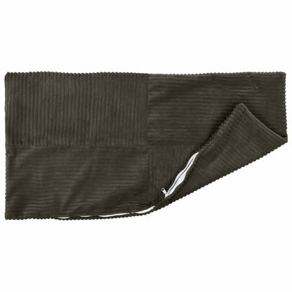 Polyester Corduroy - Anthracite 40x70cm