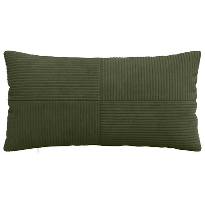 Green Corduroy Cushion Covers 40x70cm