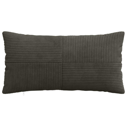 Polyester Corduroy - Anthracite 40x80cm