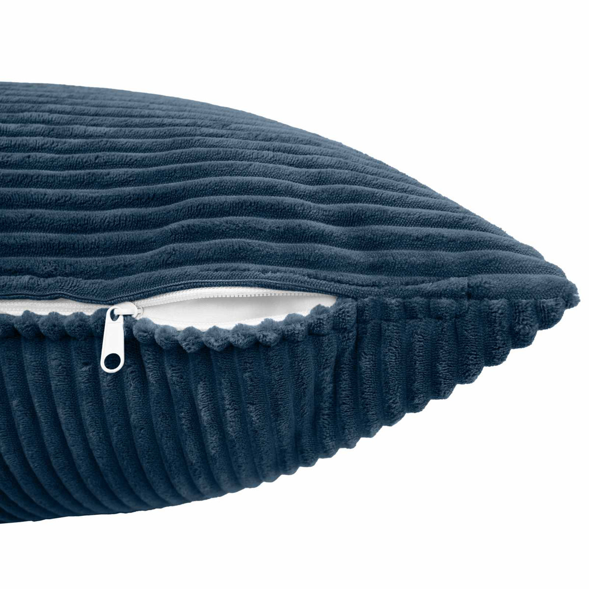 Navy Corduroy Cushion Covers 40x80cm