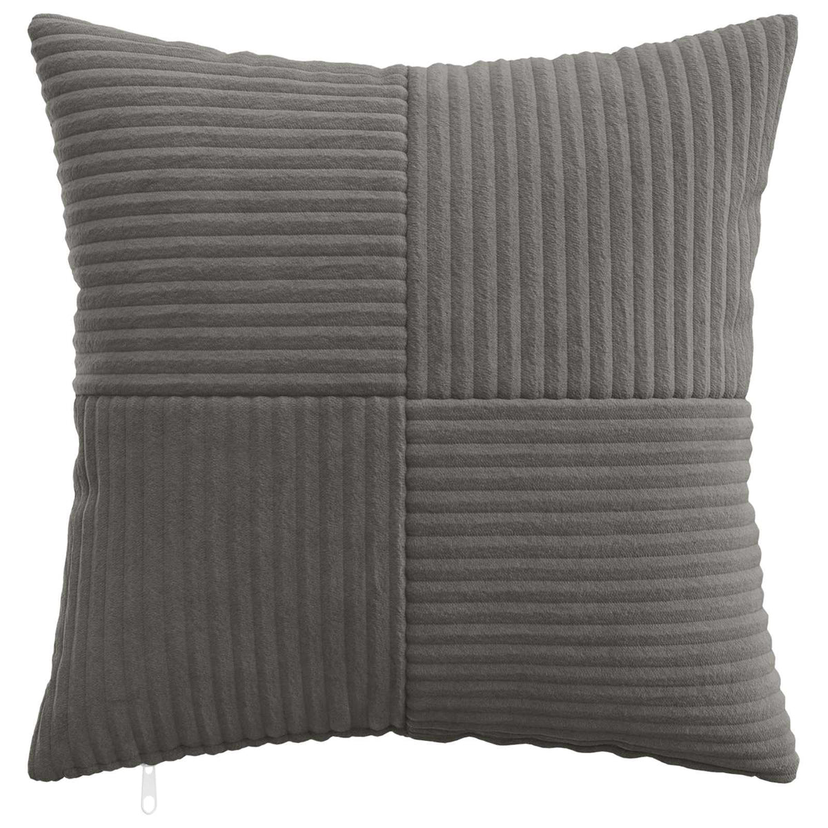 Cushion Covers Dark Grey Corduroy 45x45cm