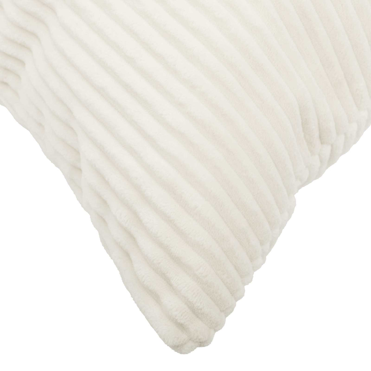 Polyester Corduroy - Cream 45x45cm