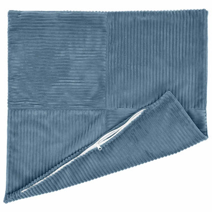 Polyester Corduroy - Blue 45x45cm