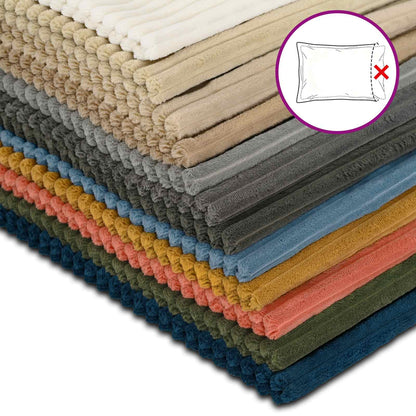 Polyester Corduroy - Navy 45x45cm