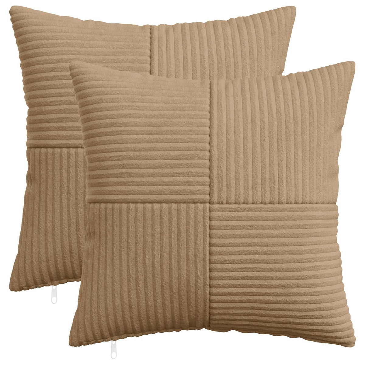 Polyester Corduroy - Brown 45x45cm