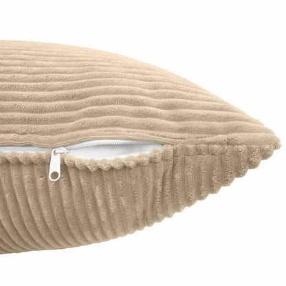 Cushion Covers Taupe Corduroy 45x45cm