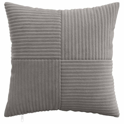 Polyester Corduroy - Grey 50x50cm