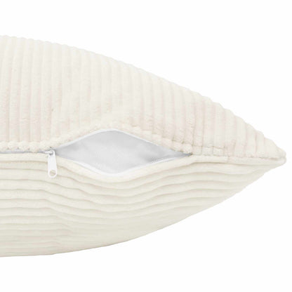 Polyester Corduroy - Cream 50x50cm