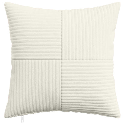 Polyester Corduroy - Cream 50x50cm