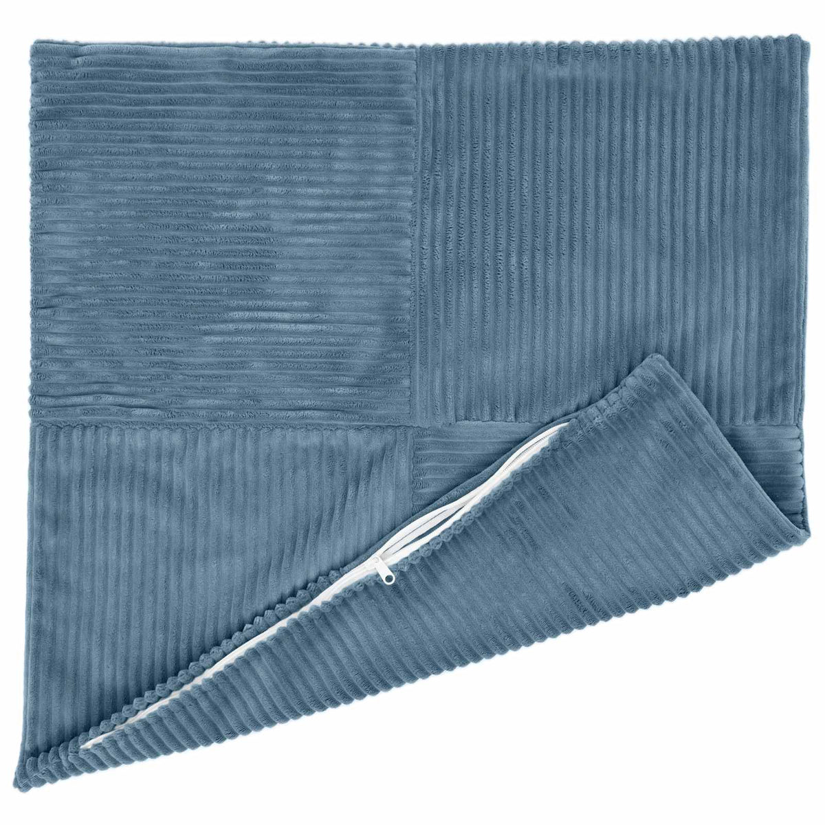 Polyester Corduroy - Blue 50x50cm