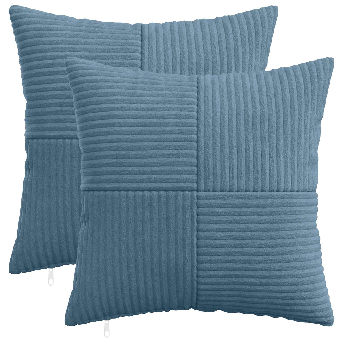 Polyester Corduroy - Blue 50x50cm
