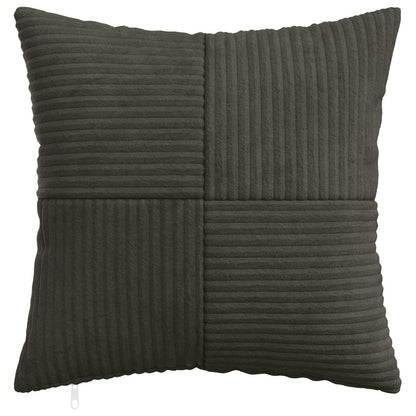 Cushion Covers Anthracite Corduroy 50x50cm