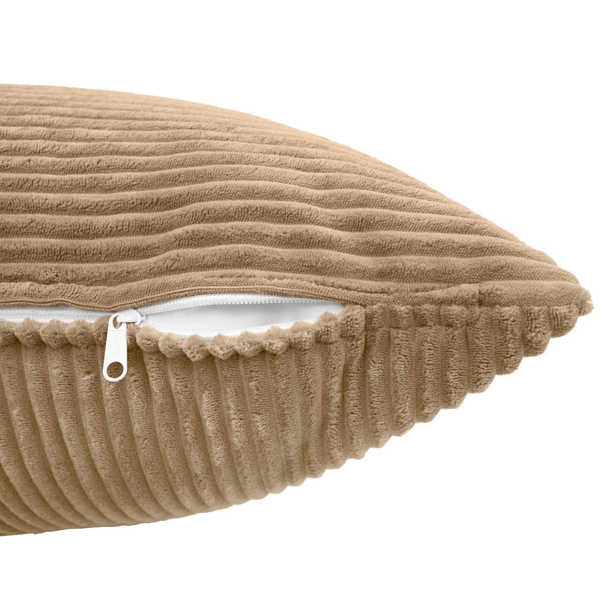 Polyester Corduroy - Brown 50x50cm