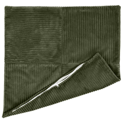 Green Corduroy Cushion Covers 50x50cm