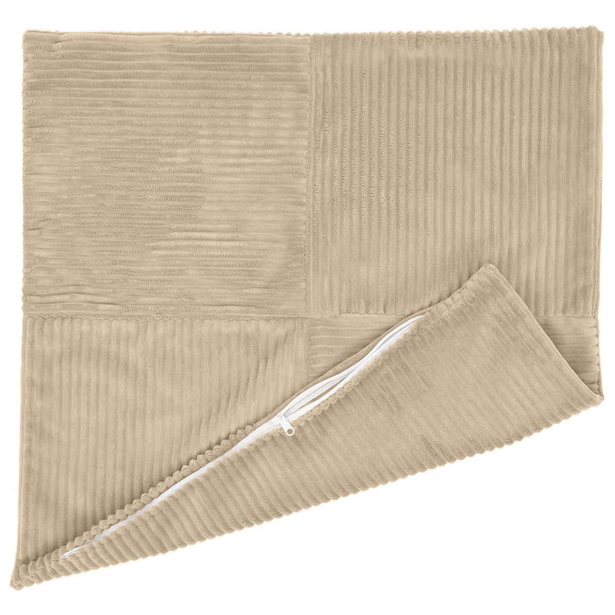 Cushion Covers Taupe Corduroy 50x50cm