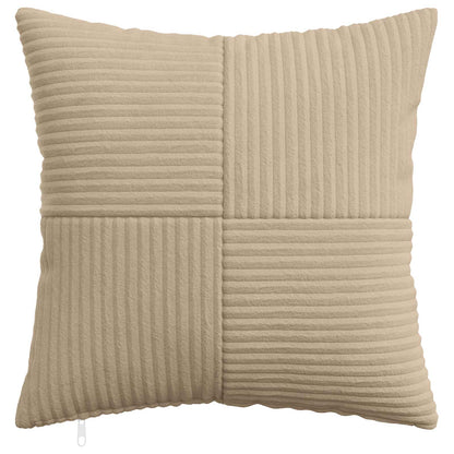 Cushion Covers Taupe Corduroy 50x50cm